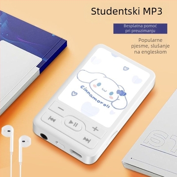 Prijenosni MP3 player za studente, kompaktni glazbeni player, bez snimanja videa