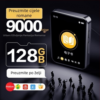 Bluetooth MP3/MP4 player s čitanjem e-knjiga i izlazom za vanjski zvučnik
