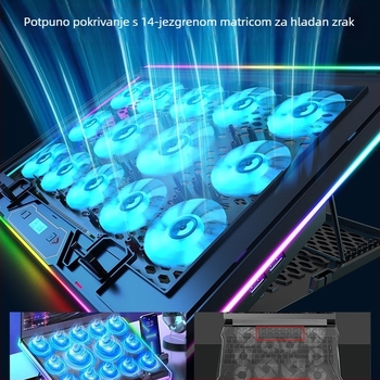 Držač za hlađenje prijenosnog računala s zračnim hlađenjem i tihim radom