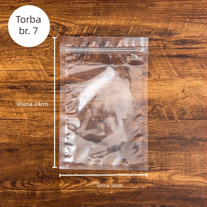Zip vrećica za suho voće – zatvoriva plastična vrećica za hranu, CPP-PET kompozitni materijal, marke Xing Cheng, duljina brtvljenja 1,5 cm