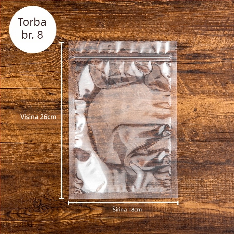 Zip vrećica za suho voće – zatvoriva plastična vrećica za hranu, CPP-PET kompozitni materijal, marke Xing Cheng, duljina brtvljenja 1,5 cm