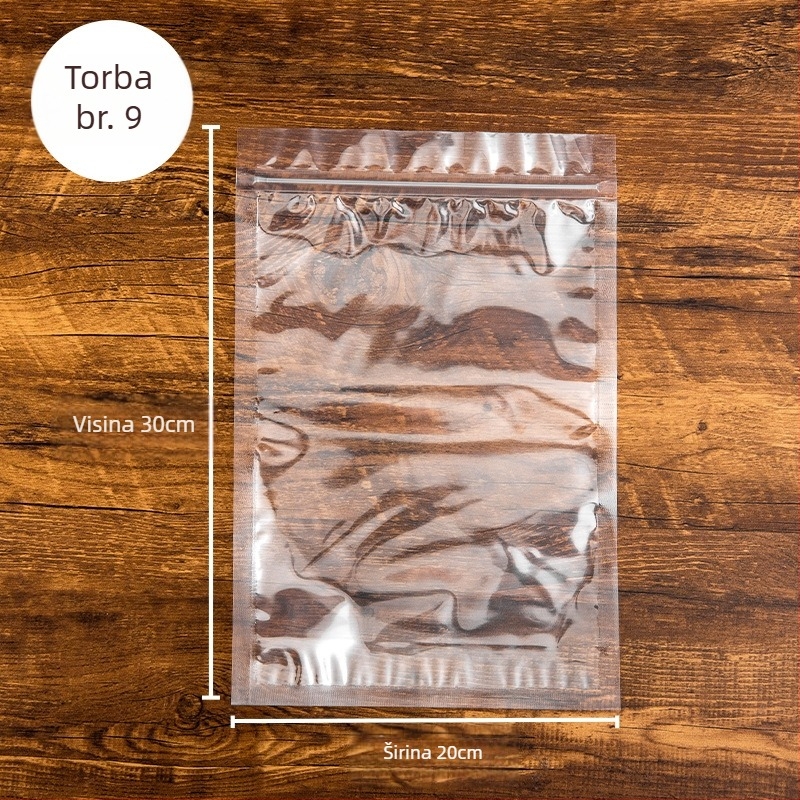 Zip vrećica za suho voće – zatvoriva plastična vrećica za hranu, CPP-PET kompozitni materijal, marke Xing Cheng, duljina brtvljenja 1,5 cm