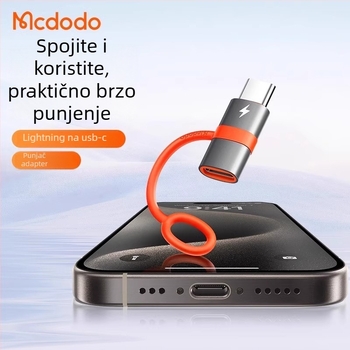 Mcdodo OT-553 Type-C na Lightning adapter za Android i Apple uređaje, brzo punjenje