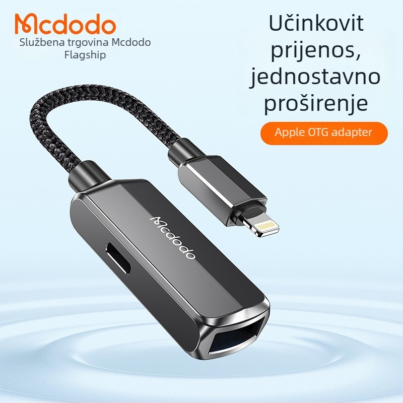 Mcdodo OT-553 Type-C na Lightning adapter za Android i Apple uređaje, brzo punjenje