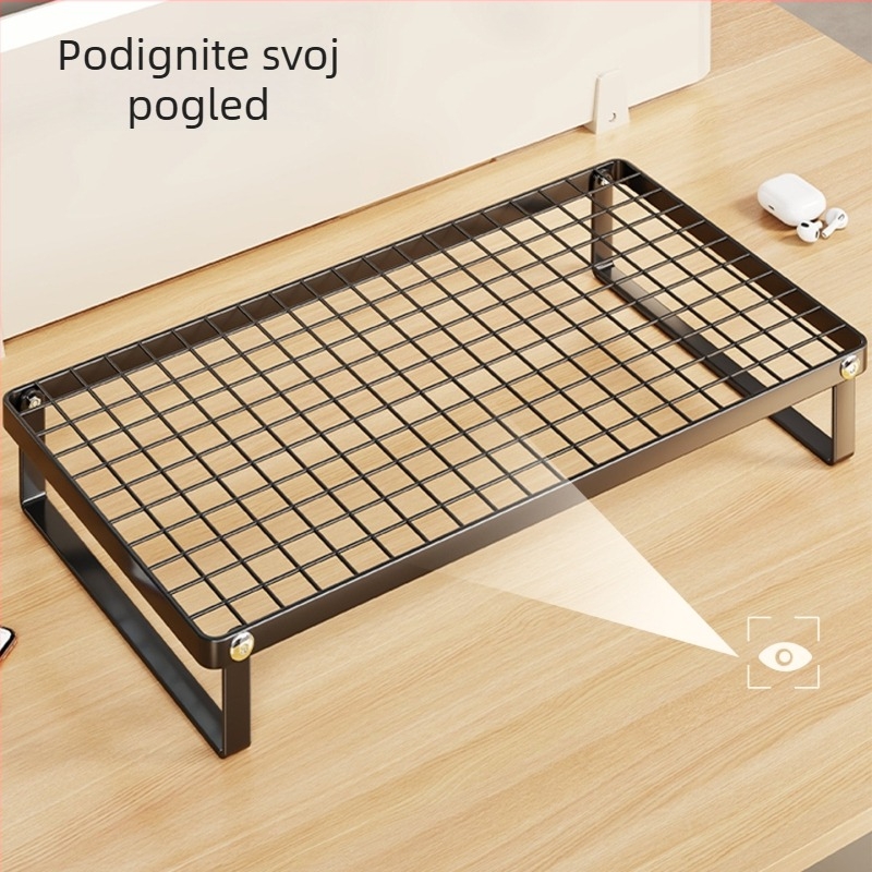 Stalak za prijenosno računalo i monitor – Željezna umjetnička konstrukcija – Marka Evesigar/Isijia – Za prijenosno računalo i stolni monitor – Model 2270446910148444416