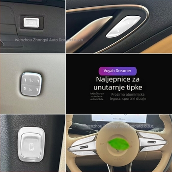 Zaštita gumba za odabir brzine u središnjoj konzoli za Lantu Dreamer — aluminijska legura unutarnja dorada