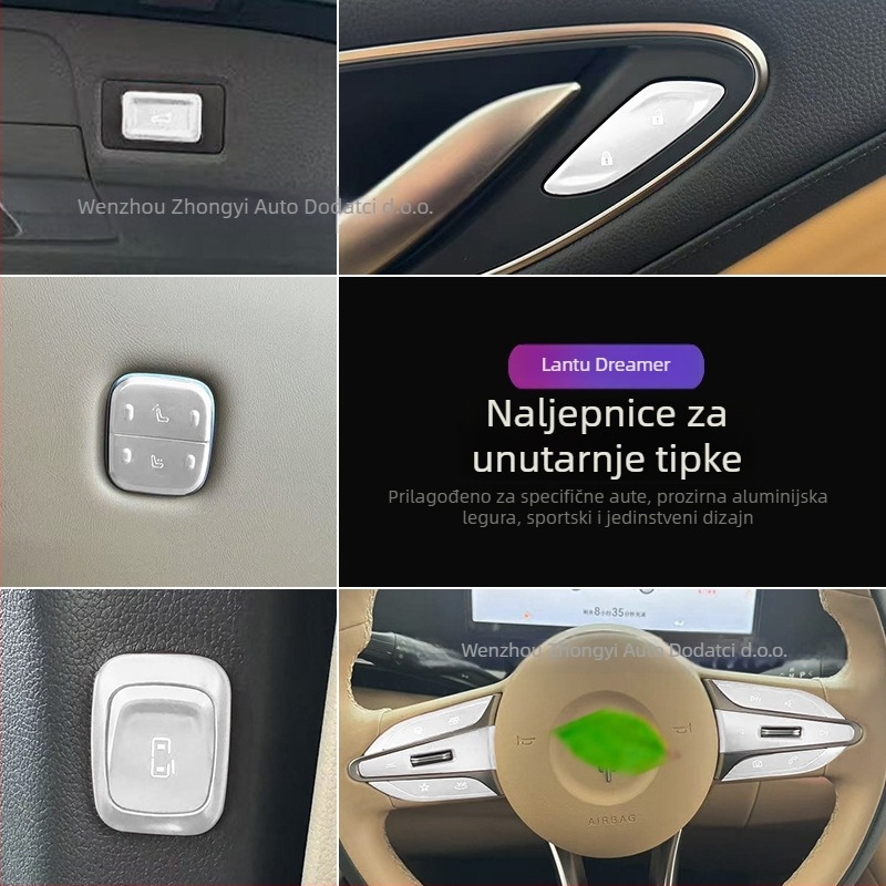 Zaštita gumba za odabir brzine u središnjoj konzoli za Lantu Dreamer — aluminijska legura unutarnja dorada