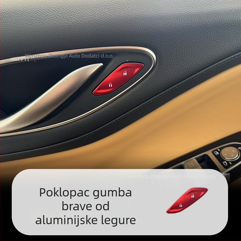 Zaštita gumba za odabir brzine u središnjoj konzoli za Lantu Dreamer — aluminijska legura unutarnja dorada