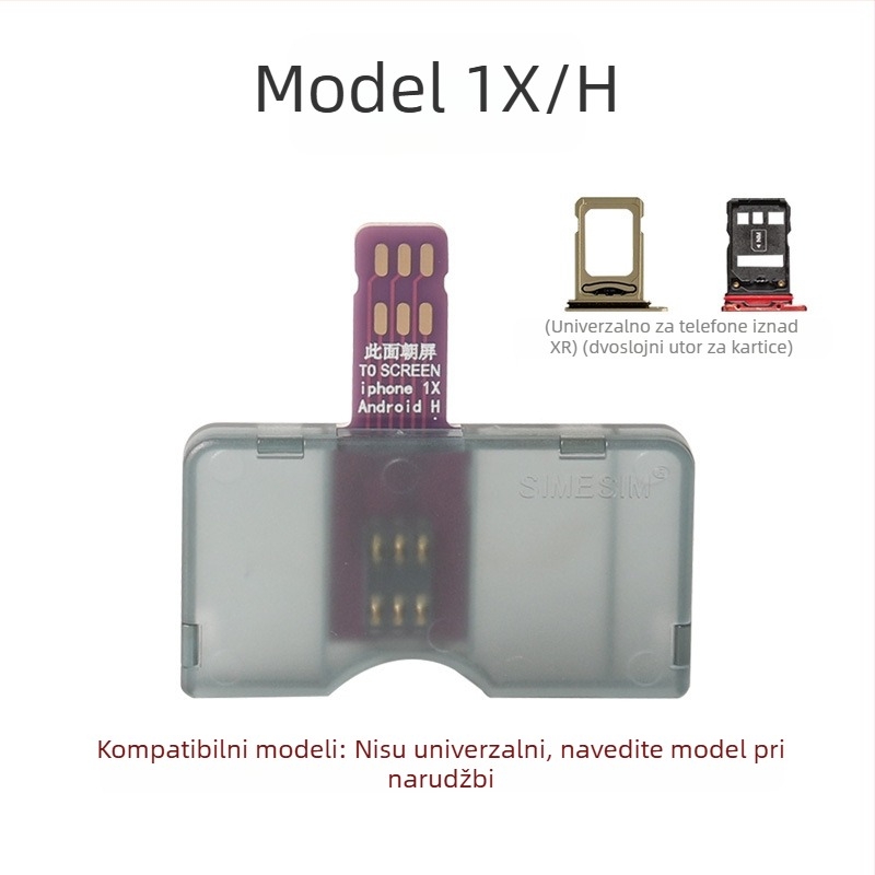 Android USB 2.0 alat za promjenu SIM kartica – Curry, modeli A i B, Kontakt