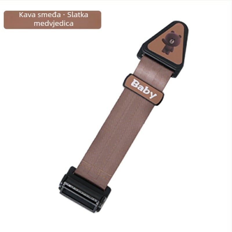 Držač sigurnosnog pojasa za automobil s pojačanim dizajnom, ABS materijal, tiskano logo, težina 66 g