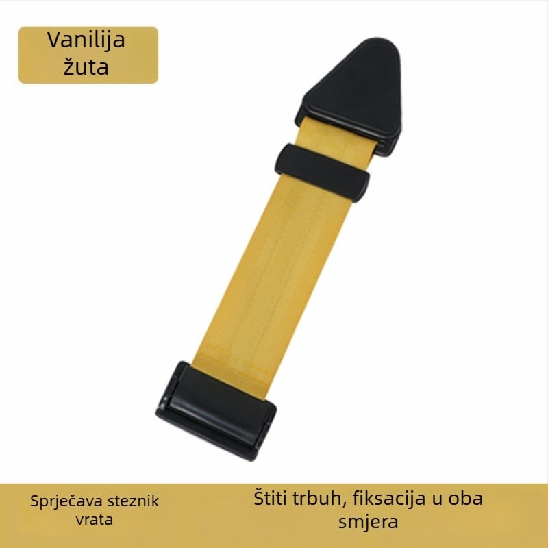 Držač sigurnosnog pojasa za automobil s pojačanim dizajnom, ABS materijal, tiskano logo, težina 66 g