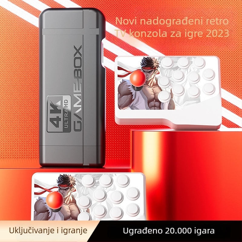 K9 bežična arkadna gaming konzola za 2–4 igrača, 32/64 GB, HDMI, simulacijski operativni sustav