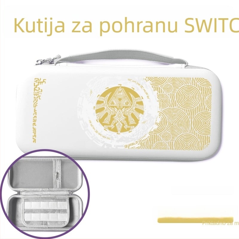 Torba za Switch 2 Nintendo Zelda od PU kože s naslikanim uzorkom, otporna na udarce, velik kapacitet