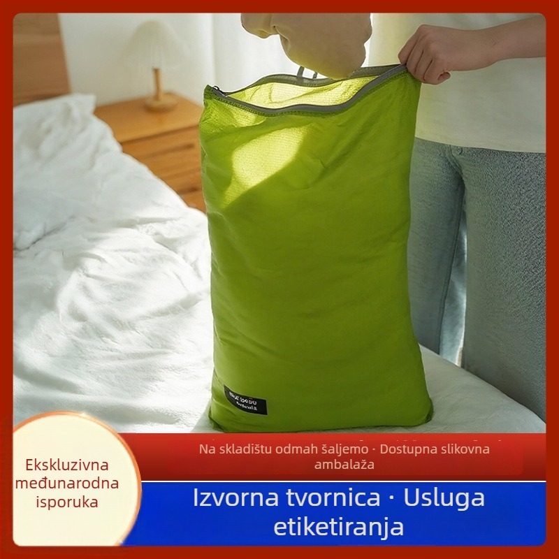 Cotton road putna torba, model Dirty clothes bag, kubnog oblika, silikonska prevleka, višenamjenska