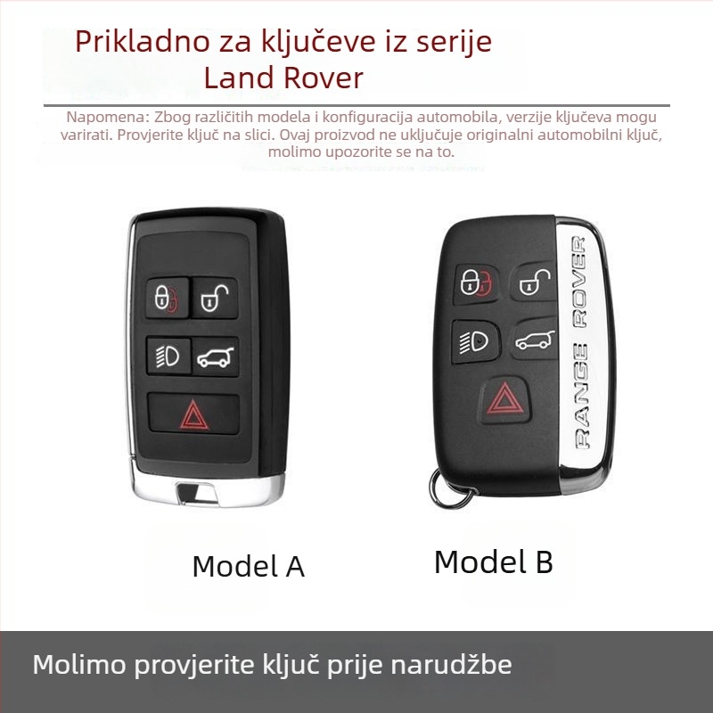 Kućište za ključ LH automobila, cinkova legura, retro stil