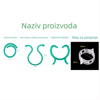 Klipovi za vezanje loze – polipropilen, kućni vrtni set, za vezivanje loze, privatna marka dostupna