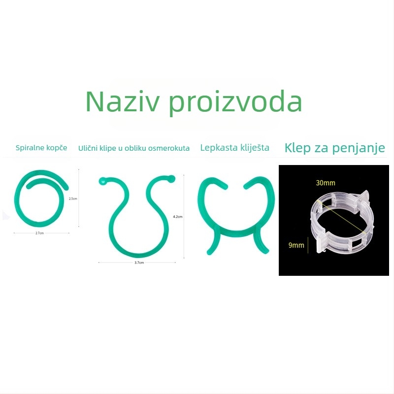 Klipovi za vezanje loze – polipropilen, kućni vrtni set, za vezivanje loze, privatna marka dostupna