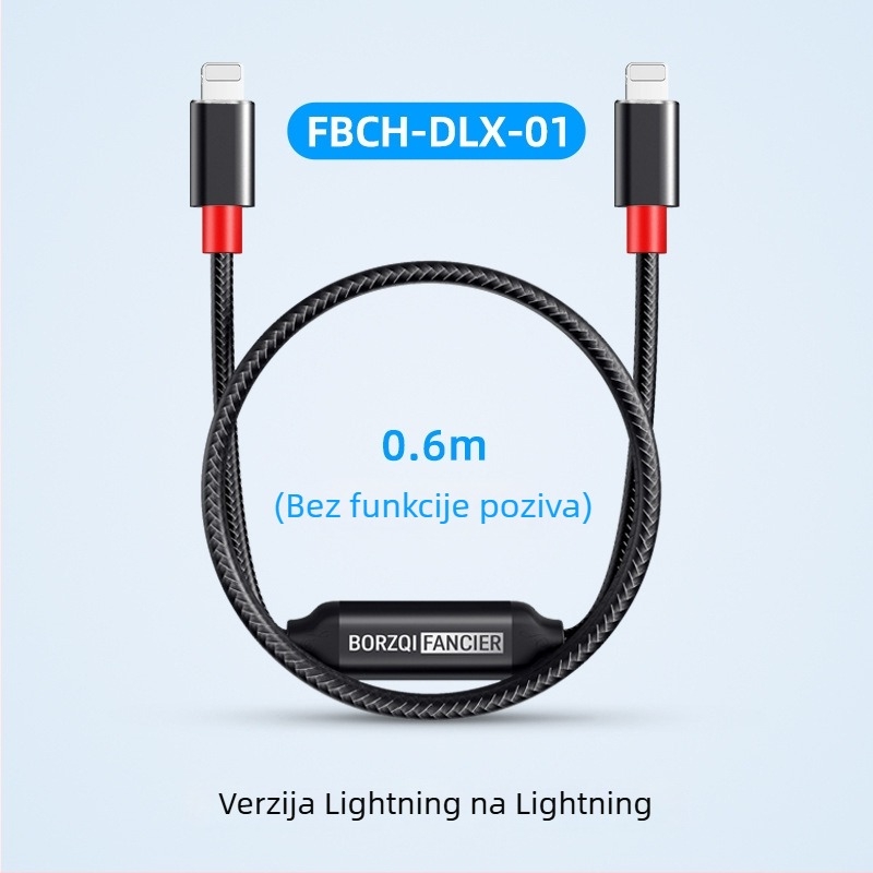 Audio kabel za snimanje, dvokanalan stereo, dvosmjeran, Hi-Fi, 384 kHz/32-bit