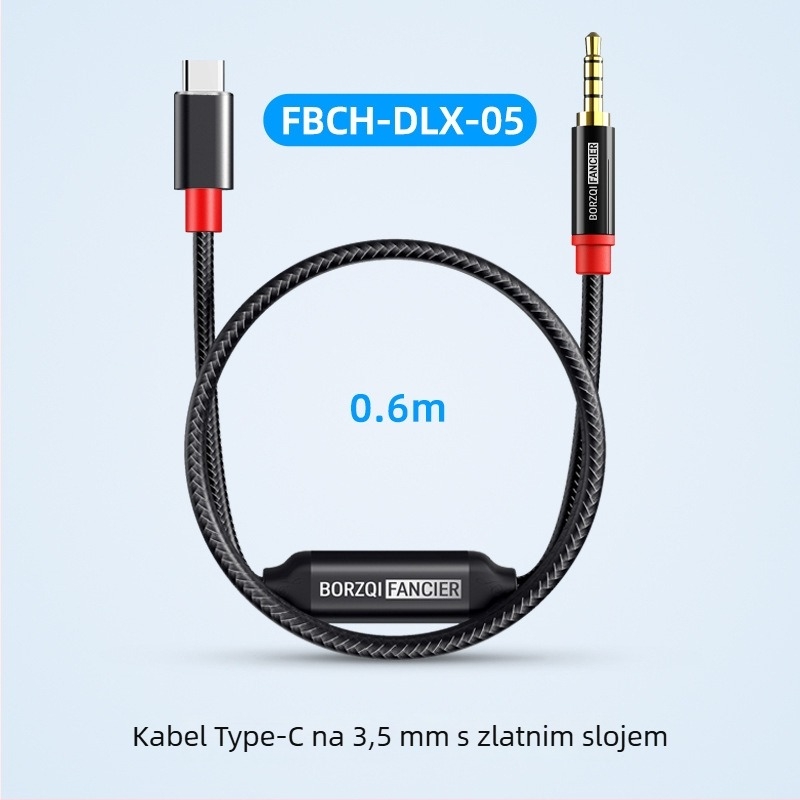Audio kabel za snimanje, dvokanalan stereo, dvosmjeran, Hi-Fi, 384 kHz/32-bit