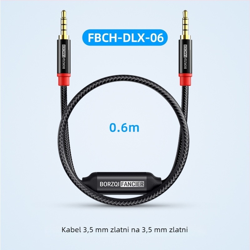 Audio kabel za snimanje, dvokanalan stereo, dvosmjeran, Hi-Fi, 384 kHz/32-bit