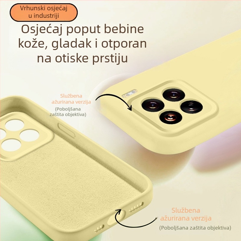 Kućište od tekućeg silikona za Xiaomi 15 / 15S Pro – minimalistički dizajn, moderan štih, dojam vrhunske kvalitete