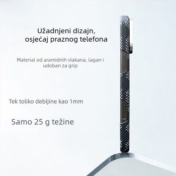 Kevlar kućište za iPhone 17 Pro Max s magnetskom zaštitom