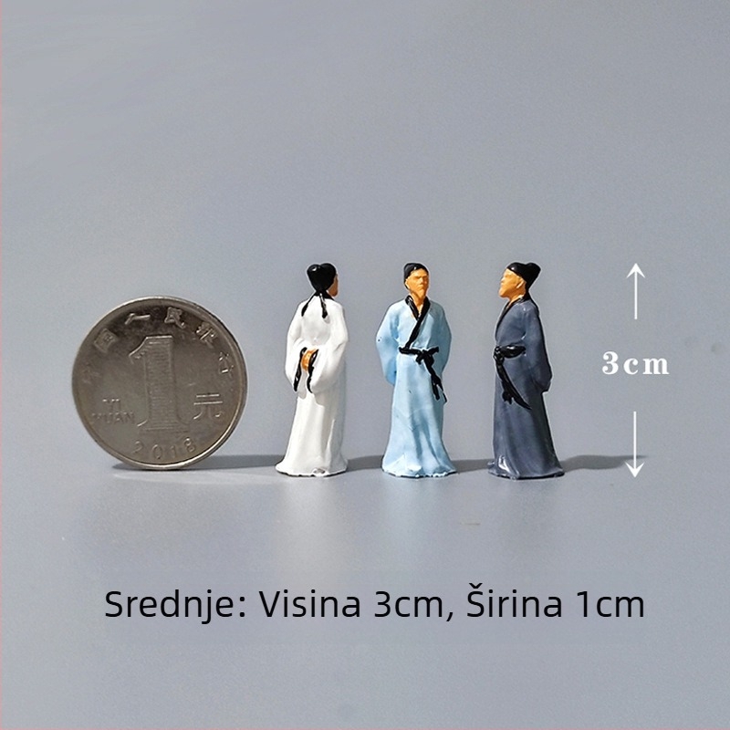 Figura od smole za kineski stil mikro krajinu (Materijal: smola; Oblik: figura; Stil: kineski; Ručna izrada; Prilagodba: Xinghong)