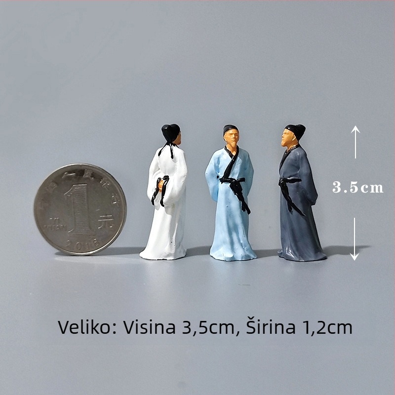 Figura od smole za kineski stil mikro krajinu (Materijal: smola; Oblik: figura; Stil: kineski; Ručna izrada; Prilagodba: Xinghong)