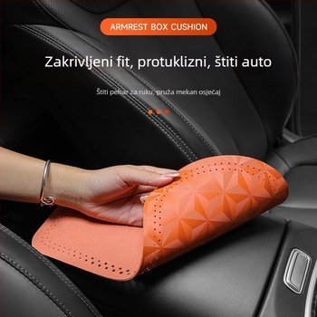 Velúr navlaka za naslon za ruku automobila (Materijal: Velur; Podrijetlo: Guangzhou; Marka: Car Serving Workshop; Kompatibilnost: Univerzalni modeli)