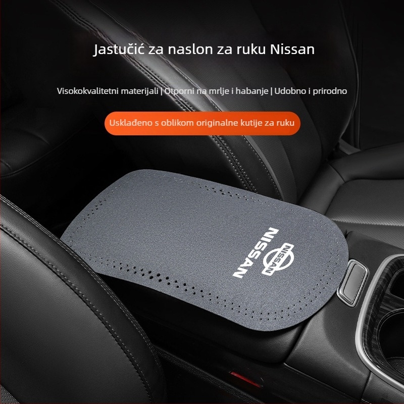 Velúr navlaka za naslon za ruku automobila (Materijal: Velur; Podrijetlo: Guangzhou; Marka: Car Serving Workshop; Kompatibilnost: Univerzalni modeli)