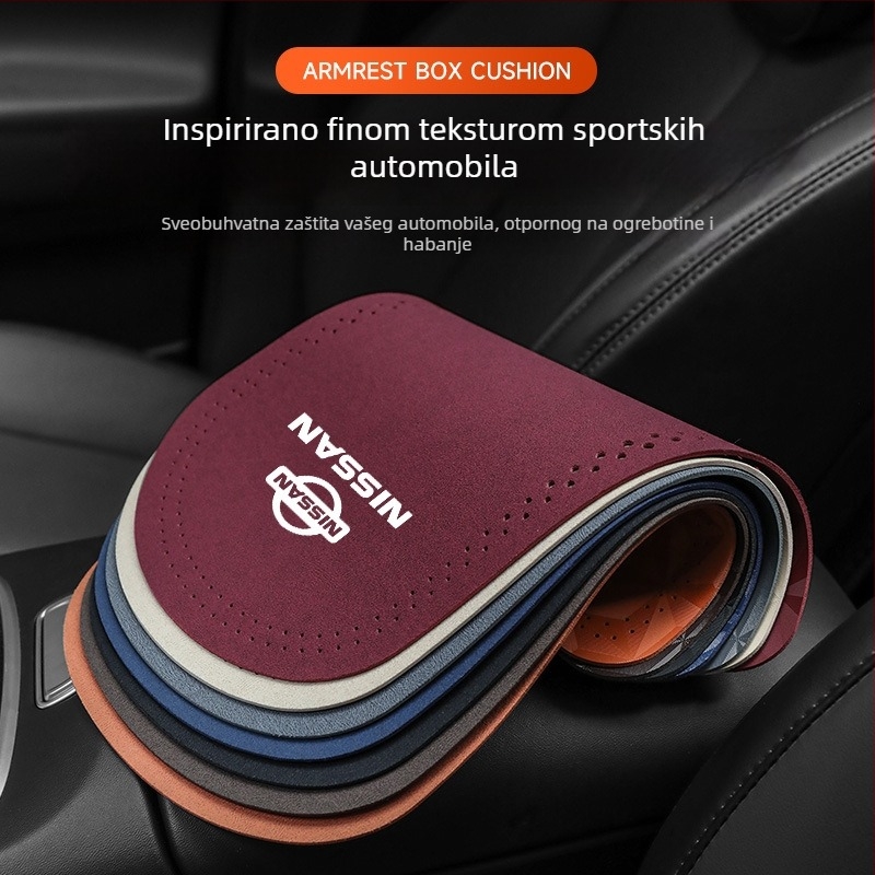 Velúr navlaka za naslon za ruku automobila (Materijal: Velur; Podrijetlo: Guangzhou; Marka: Car Serving Workshop; Kompatibilnost: Univerzalni modeli)
