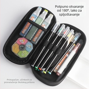 Višefunkcionalni platneni neseser za olovke za dječake, učenike osnovne i srednje škole.