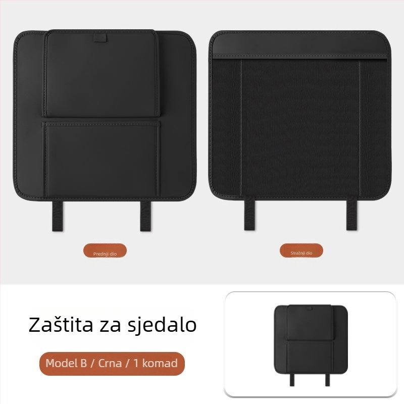 Fangmeng Torba za otpad iza stražnjeg sjedala s jastučićem protiv udaranja – kompatibilno s Volvo XC60, S90, XC90, S60, XC40, V90