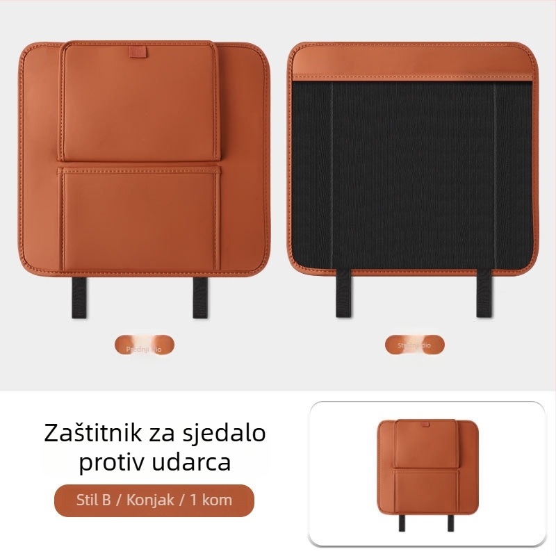Fangmeng Torba za otpad iza stražnjeg sjedala s jastučićem protiv udaranja – kompatibilno s Volvo XC60, S90, XC90, S60, XC40, V90