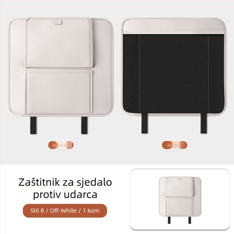 Fangmeng Torba za otpad iza stražnjeg sjedala s jastučićem protiv udaranja – kompatibilno s Volvo XC60, S90, XC90, S60, XC40, V90