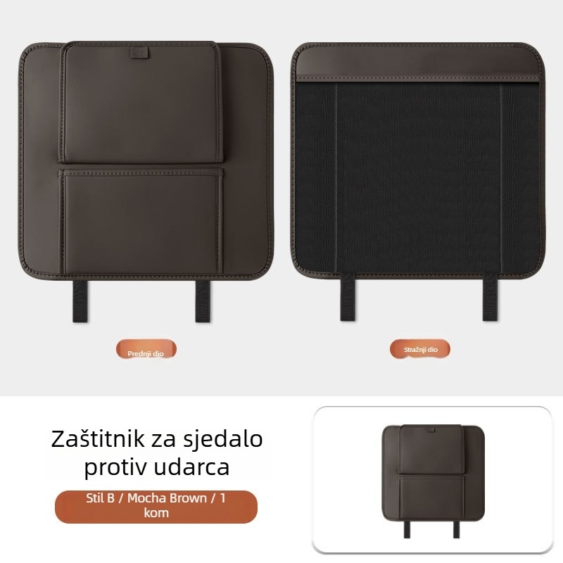 Fangmeng Torba za otpad iza stražnjeg sjedala s jastučićem protiv udaranja – kompatibilno s Volvo XC60, S90, XC90, S60, XC40, V90