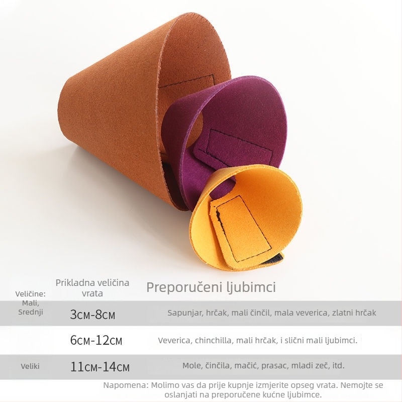 Vratni prsten za male kućne ljubimce protiv ugriza – Elizabeth ogrlica