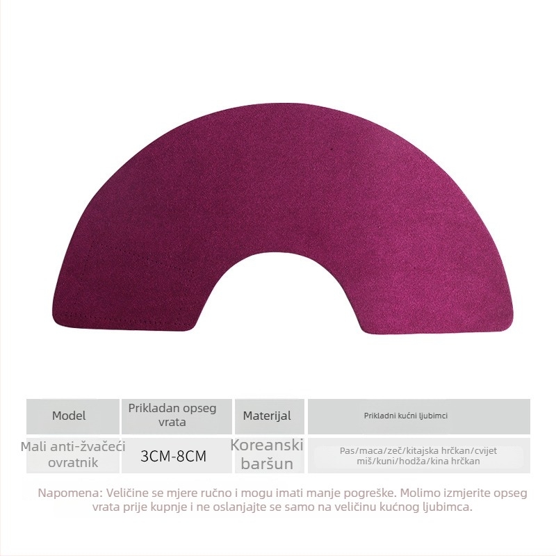 Vratni prsten za male kućne ljubimce protiv ugriza – Elizabeth ogrlica