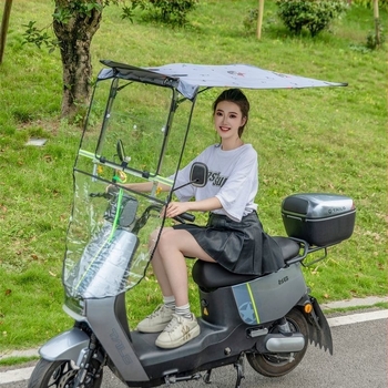 Nadstrešak za elektromotorno vozilo, brzo povlačenje, 7-oblik dizajn, UV zaštita Pa+++