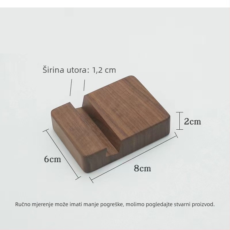 Stolni držač za telefon i tablet od bukovine