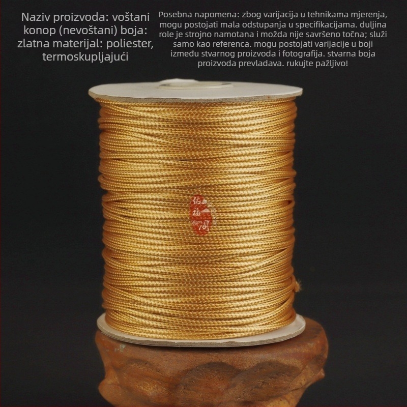 Vosakano kožno užad s jadeitnim privjeskom, unisex, pleteni užad