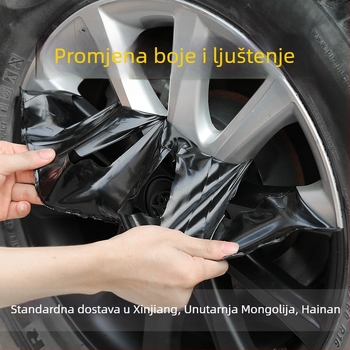 Set boje za automobilsku felgu s odljepljivim filmom za promjenu boje felgi, ručno i samoprašivanje