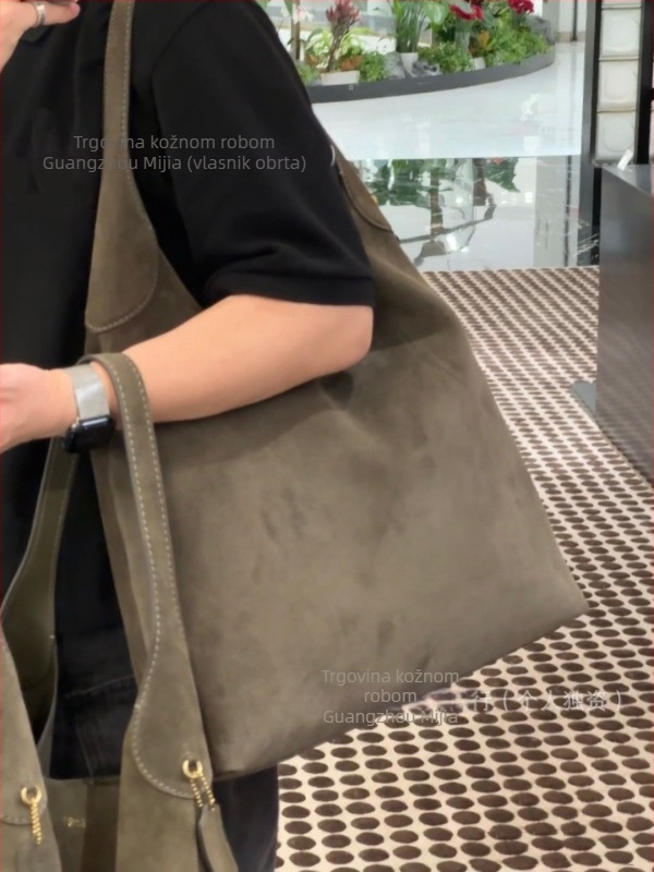 Qq Brooklyn ženska torba preko ramena, od prave kože, srednje veličine, gradski stil, bucket tip torbe, magnetsko zatvaranje, podstava od sintetičke kože, unutarnja džep za telefon, s jednom naramenicom, za svakodnevnu upotrebu, jesen 2025