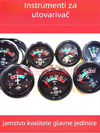 Višestruki mjerni panel s mjerenjem temperature vode, tlaka ulja, ampermetra, momenta i tlaka zraka (Model 123)