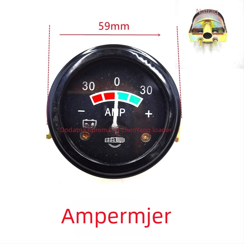 Višestruki mjerni panel s mjerenjem temperature vode, tlaka ulja, ampermetra, momenta i tlaka zraka (Model 123)