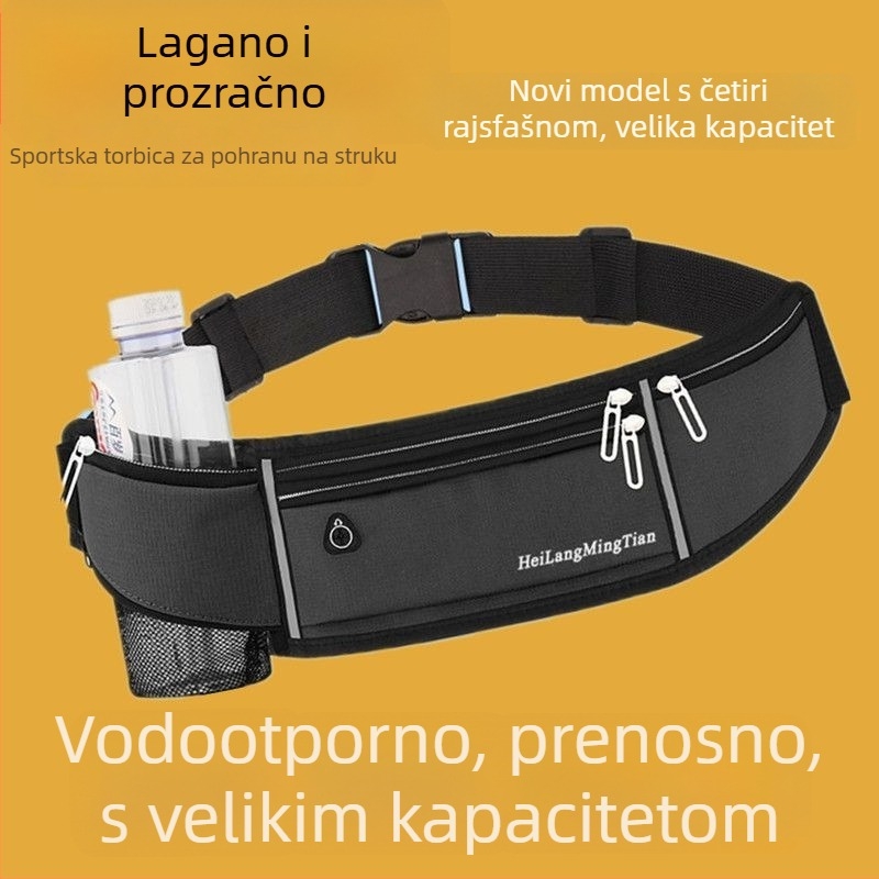 Sportska torbica za pojas, materijal Sanity, pogodna za zimske sportove na ledu, za muškarce