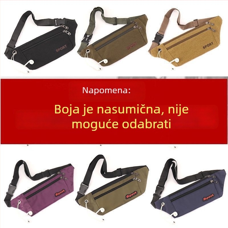 Sportska torbica za pojas, materijal Sanity, pogodna za zimske sportove na ledu, za muškarce