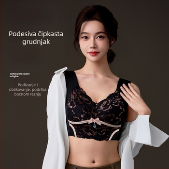 Push-up grudnjak za male grudi, oblikovanje stražnjeg dijela, bezšivni tube top, najlon