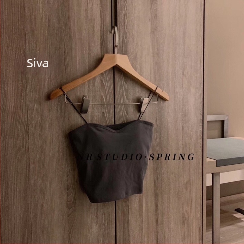 100% pamukasti tube top s uklonjivim čašicama, lijepim leđima, pamukasti top za žene
