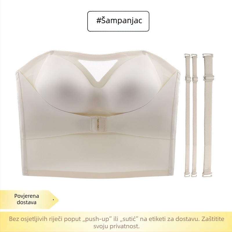 Bezrameno oblikujuće donje rublje, protuklizno, jednoplošno, 3/4 košarice, tanke oblikujuće košarice, najlon/Lycra